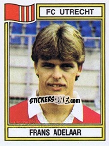 Figurina Frans Adelaar - Voetbal 1982-1983 - Panini