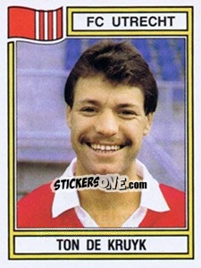 Sticker Ton de Kruyk - Voetbal 1982-1983 - Panini