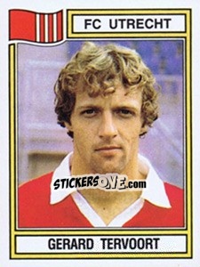 Sticker Gerard Tervoort - Voetbal 1982-1983 - Panini