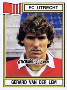 Sticker Gerard van der Lem - Voetbal 1982-1983 - Panini