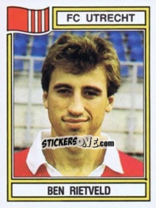 Figurina Ben Rietveld - Voetbal 1982-1983 - Panini