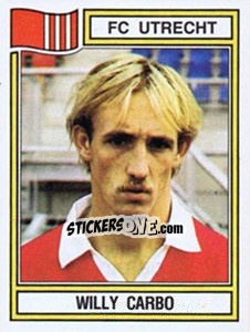Sticker Willy Carbo - Voetbal 1982-1983 - Panini