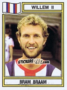 Sticker Bram Braam - Voetbal 1982-1983 - Panini