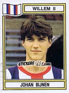 Sticker Johan Bijnen - Voetbal 1982-1983 - Panini