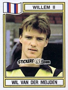 Sticker Wil van der Meijden - Voetbal 1982-1983 n. 327 - Panini
