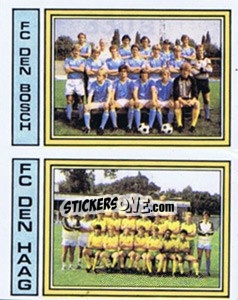 Sticker Team FC Den Bosch / Team FC Den Haag - Voetbal 1982-1983 - Panini