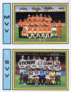 Figurina Team MVV / Team SVV - Voetbal 1982-1983 - Panini
