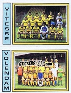 Sticker Team Vitesse / Team Volendam - Voetbal 1982-1983 n. 335 - Panini