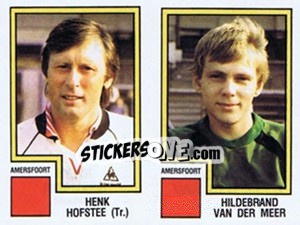 Sticker Henk Hofstee / Hildebrand van der Meer - Voetbal 1982-1983 n. 337 - Panini