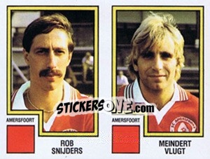 Sticker Rob Snijders / Meindert Vlugt - Voetbal 1982-1983 n. 339 - Panini
