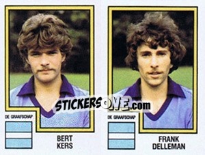 Figurina Bert Kers / Frank Delleman - Voetbal 1982-1983 - Panini