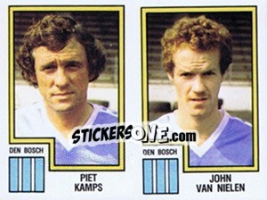 Cromo Piet Kamps / John van Nielen - Voetbal 1982-1983 n. 358 - Panini