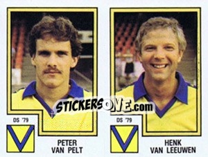 Sticker Peter van Pelt / Henk van Leeuwen - Voetbal 1982-1983 n. 372 - Panini