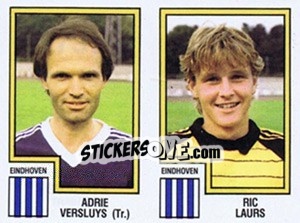 Cromo Adrie Versluys / Ric Laurs - Voetbal 1982-1983 - Panini