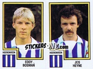 Figurina Eddy Bosman / Jos Heyne - Voetbal 1982-1983 - Panini