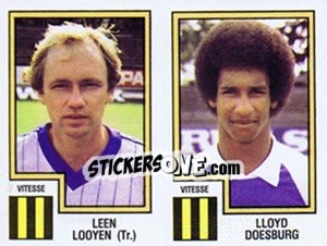 Sticker Leen Looyen / Lloyd Doesburg - Voetbal 1982-1983 n. 415 - Panini