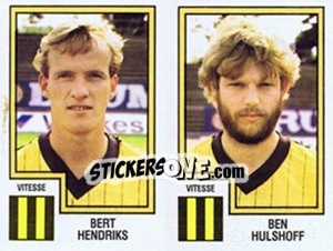 Sticker Bert Hendriks / Ben Hulshoff - Voetbal 1982-1983 n. 419 - Panini