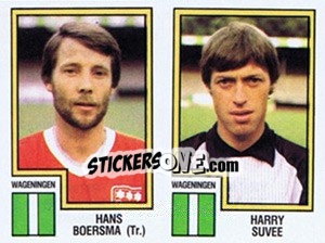 Figurina Hans Boersma / Harry Suvee - Voetbal 1982-1983 - Panini