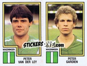 Cromo Peter van der Ley / Peter Gardien - Voetbal 1982-1983 - Panini