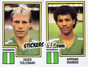 Sticker Zeger Tollenaar / Armand Mannen - Voetbal 1982-1983 n. 435 - Panini