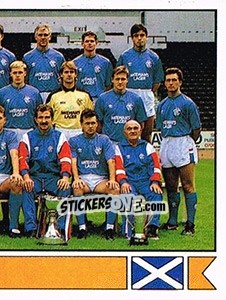 Sticker Team - Voetbal 1987-1988 - Panini