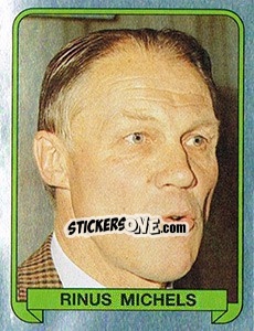 Sticker Rinus Michels - Voetbal 1987-1988 - Panini