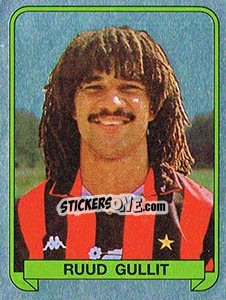 Sticker Ruud Gullit - Voetbal 1987-1988 n. 3 - Panini