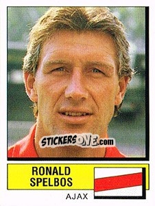 Sticker Ronald Spelbos - Voetbal 1987-1988 - Panini