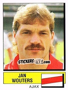 Sticker Jan Wouters - Voetbal 1987-1988 n. 14 - Panini