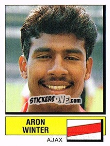 Sticker Aron Winter - Voetbal 1987-1988 - Panini