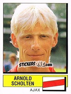 Cromo Arnold Scholten - Voetbal 1987-1988 n. 16 - Panini