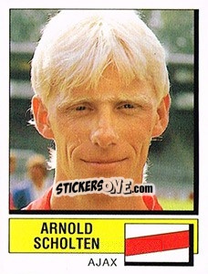 Figurina Arnold Scholten - Voetbal 1987-1988 - Panini