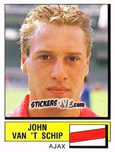 Sticker John van't Schip - Voetbal 1987-1988 n. 20 - Panini