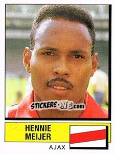 Sticker Hennie Meijer - Voetbal 1987-1988 n. 22 - Panini