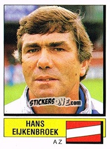 Sticker Hans Eijkenbroek - Voetbal 1987-1988 - Panini