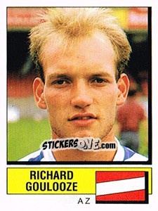 Sticker Richard Goulooze - Voetbal 1987-1988 - Panini