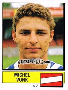 Sticker Michel Vonk - Voetbal 1987-1988 n. 29 - Panini