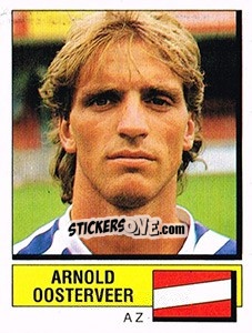 Sticker Arnold Oosterveer - Voetbal 1987-1988 - Panini