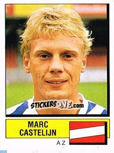 Sticker Marc Castelijn - Voetbal 1987-1988 - Panini