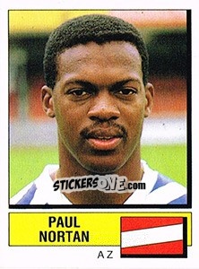 Sticker Paul Nortan - Voetbal 1987-1988 - Panini