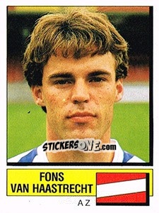 Sticker Fons van Haastrecht - Voetbal 1987-1988 n. 35 - Panini