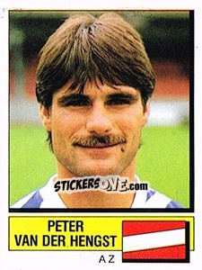 Sticker Peter van der Hengst - Voetbal 1987-1988 - Panini