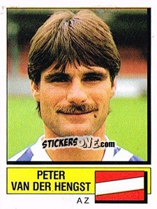 Sticker Peter van der Hengst - Voetbal 1987-1988 n. 38 - Panini