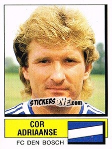 Cromo Cor Adriaanse - Voetbal 1987-1988 - Panini