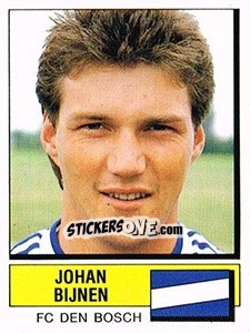 Sticker Johan Bijnen - Voetbal 1987-1988 n. 47 - Panini