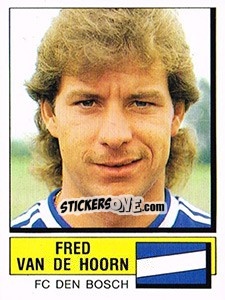Sticker Fred van de Hoorn - Voetbal 1987-1988 - Panini