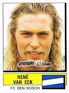 Sticker Rene van Eck - Voetbal 1987-1988 - Panini