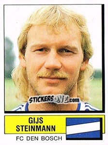 Sticker Gijs Steinman - Voetbal 1987-1988 n. 53 - Panini