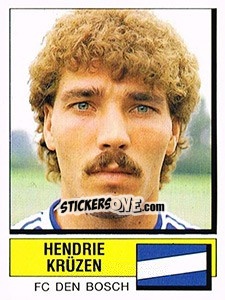 Sticker Hendrie Kruzen - Voetbal 1987-1988 - Panini