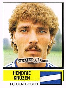 Figurina Hendrie Kruzen - Voetbal 1987-1988 - Panini